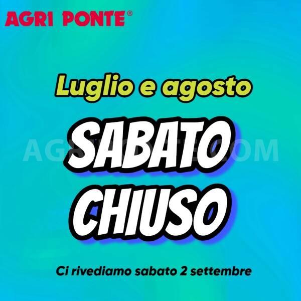 Sabato chiuso!