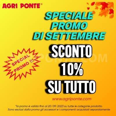 PROMOZIONE -10% SU TUTTO